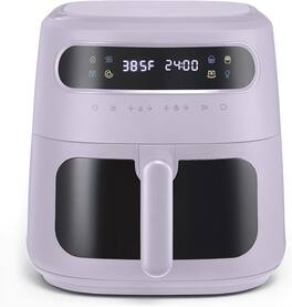 FINEAK - 8QT Digital Air Fryer-Touch Screen Temperature Control, Timer and Auto Shut-off, Fully Programmable - Lavender