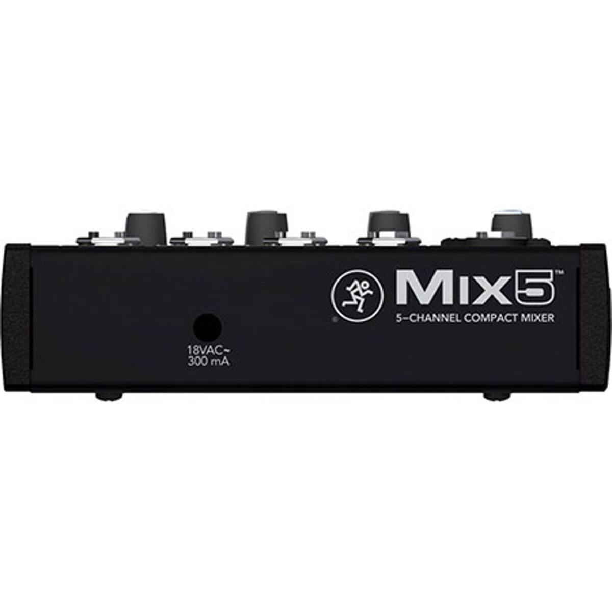 Mix5 5-CHANNEL COMPACT MIXER 18VAC~ 300 mA