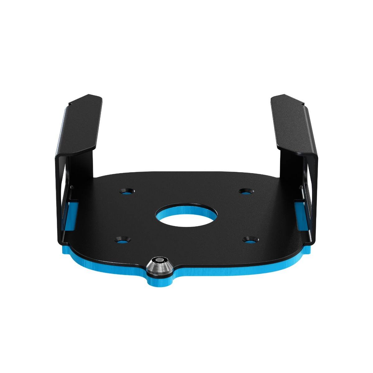 Alt View 4. RackSolutions - RackSolutions Secure Wall Mount H51 for HP USB-C G5 Docking Station - Black.