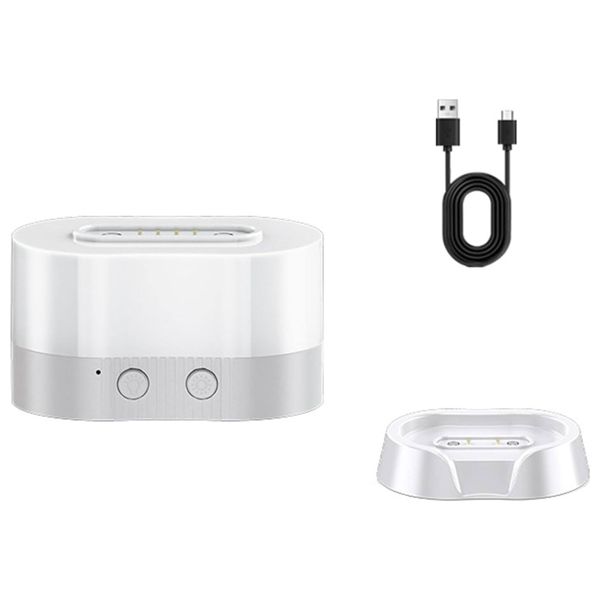 Front. YONWAY - Magnetic RGB Ambient Lamp, USB Rechargeable Night Light, Portable Decorative Light for Home Bar, Coffee, Camp (1PCS).