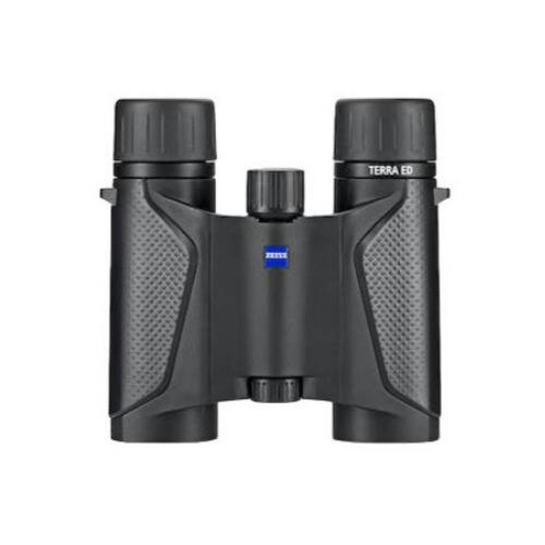 Front. ZEISS - Zeiss Terra ED 8x25, Folding Design, Fast Focusing Pocket Binoculars (Black).