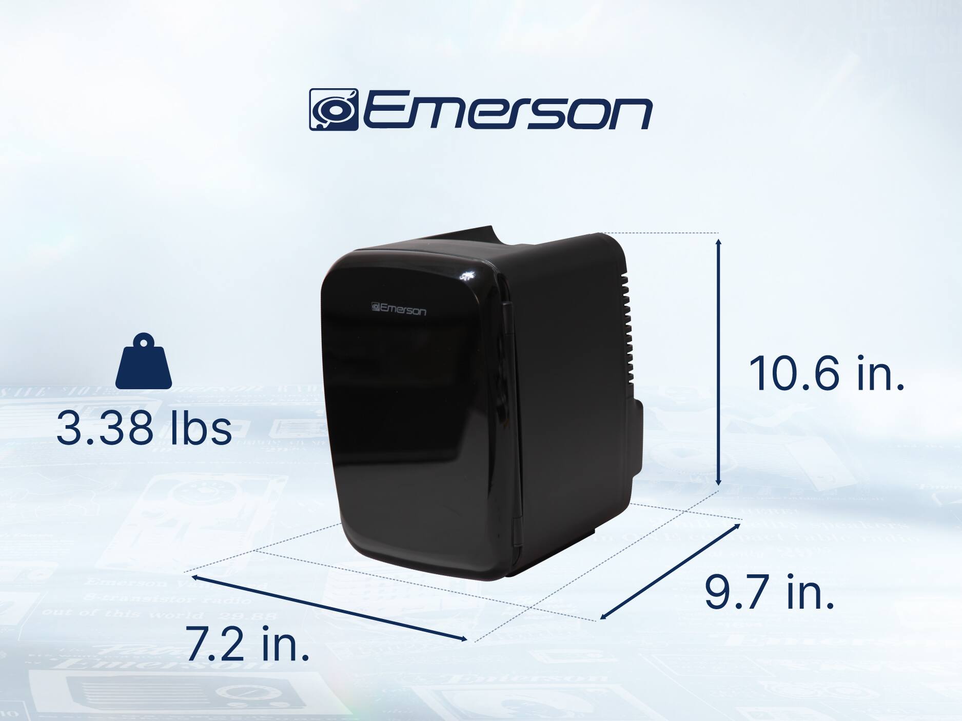 Emerson @Emerson 1012 3.38 lbs 10.6 in. 7.2 in. 9.7 in.