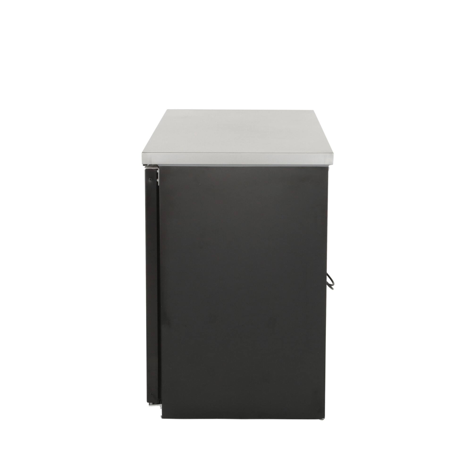Alt View 3. Magic Chef - Commercial 12 cu. ft. 2-Door Under Bar Specialty Refrigerator in Black - Black.