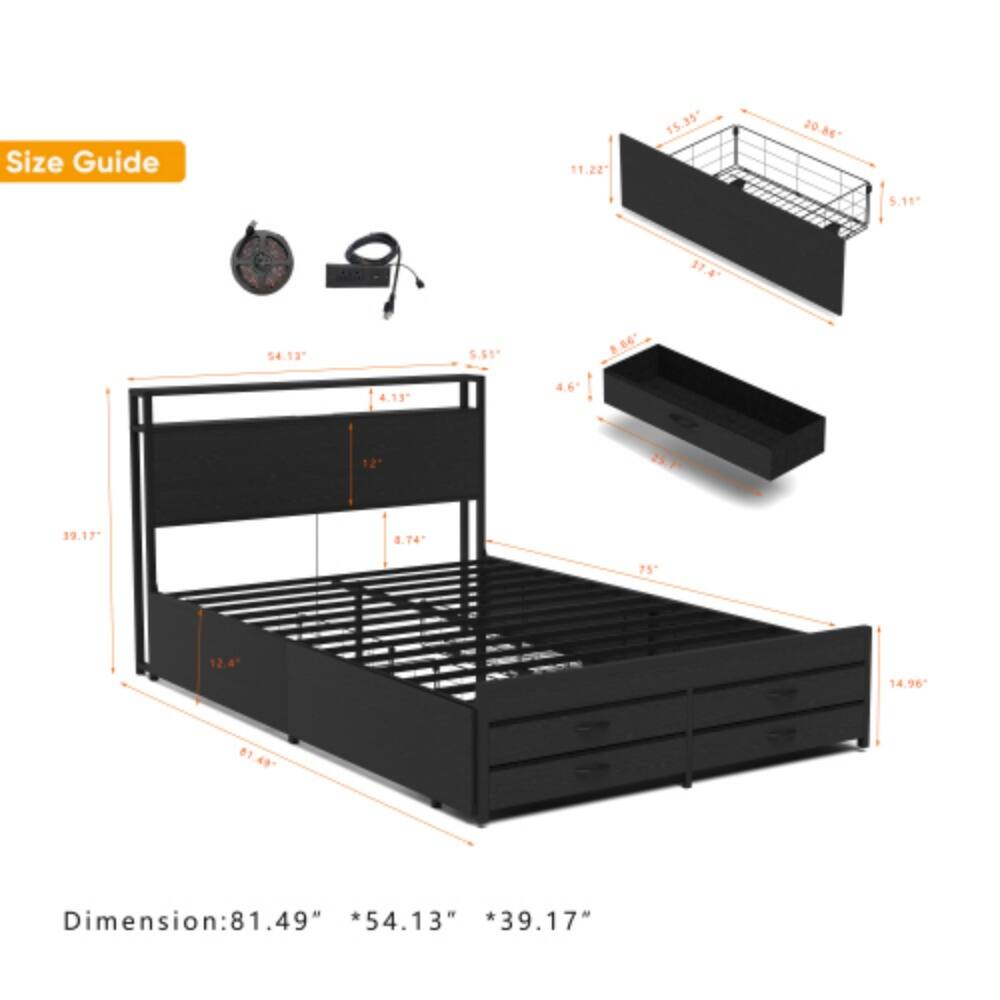 Size Guide

11.22"  
15.35"  
20.86"  
5.11"  
37.4"  
54.13"  
5.51"  
8.86"  
4.13"  
4.6"  
12"  
25.7"  
25"  
19.17"  
8.74"  
75"  
12.4"  
14.96"  
81.49"

Dimension: 81.49" * 54.13" * 39.17"