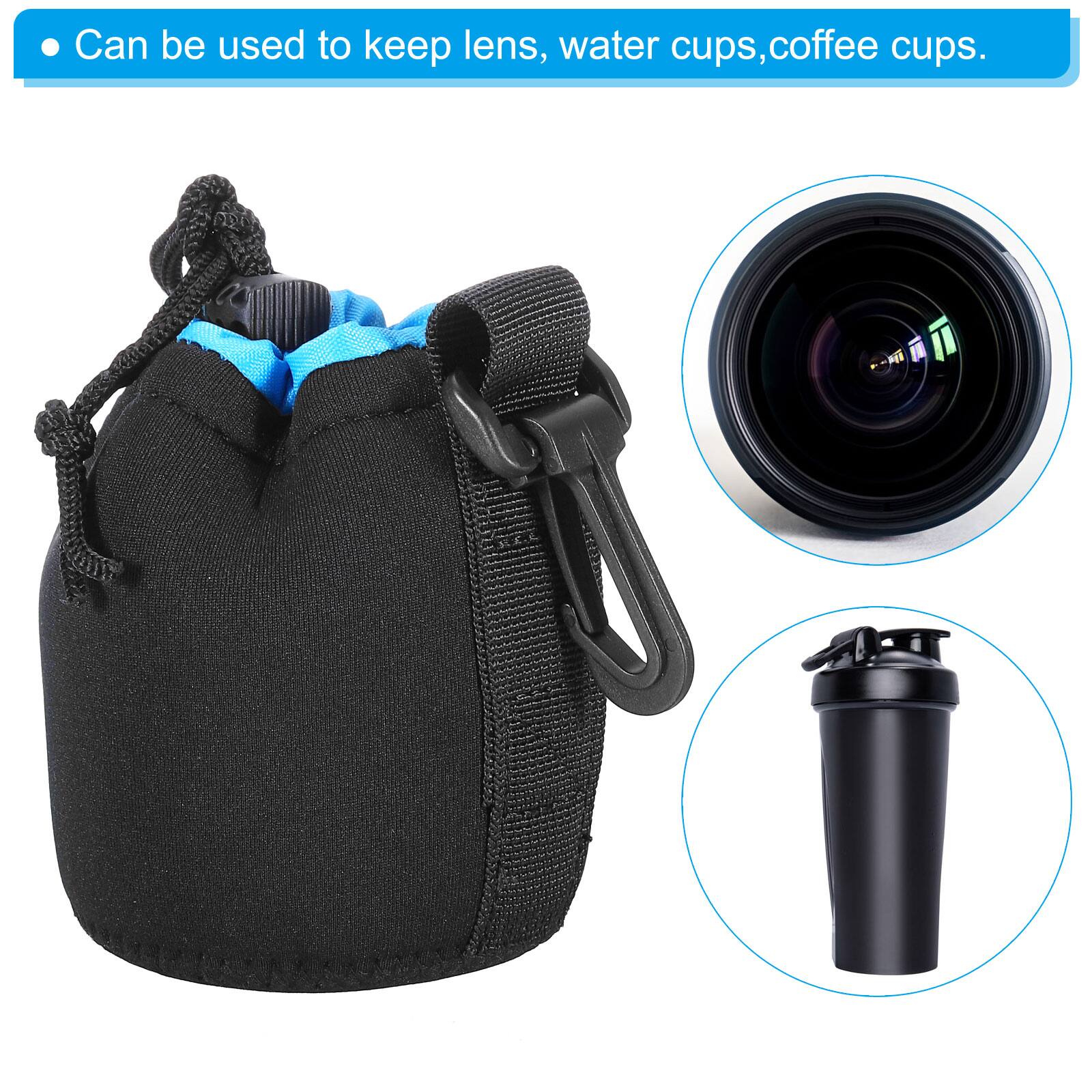 Can be used to keep lens, water cups, coffee cups.