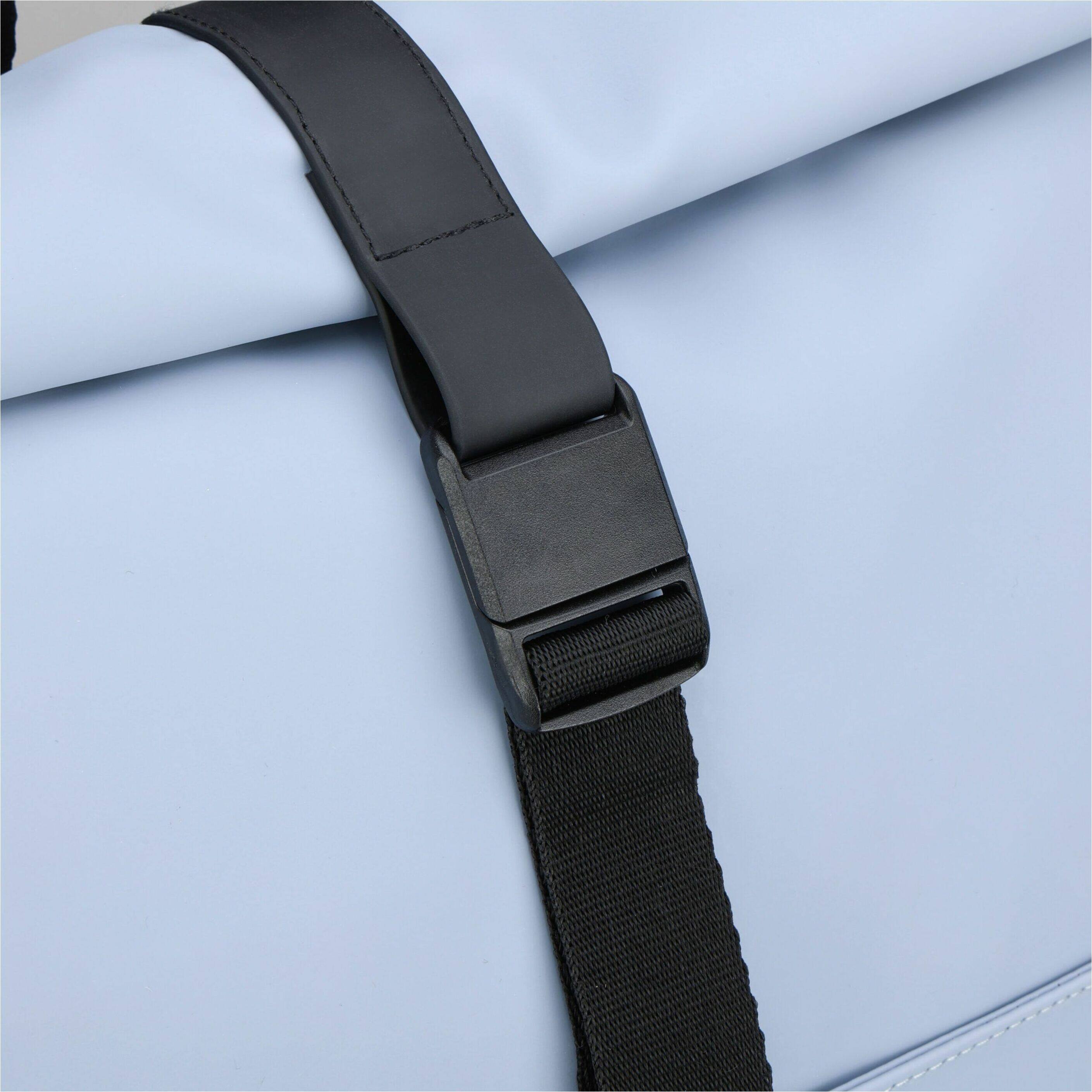 Alt View 24. Swissdigital Design - LAMONE Rolltop TSA-Friendly Water-Resistant Backpack With USB Charging Port  RFID Protection and Fits Up to 16″ Laptop - Light Blue.