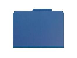 Smead - 50% Recycled File Folder, 1/3-Cut Tab, Letter Size, 25/Box - Dark Blue