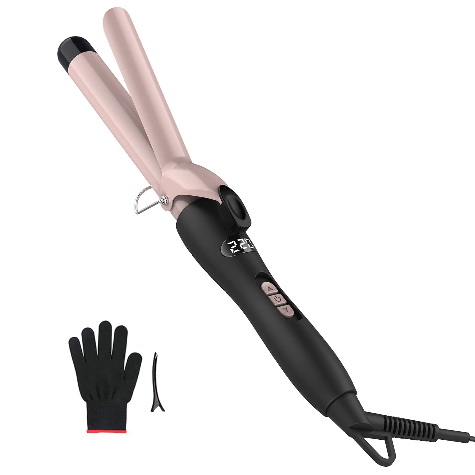 Reds Spade - Curling Iron With Ceramic Coating For Long medium Hair Adjustable Temperature 30s Instant Heat 240v Dual - Default