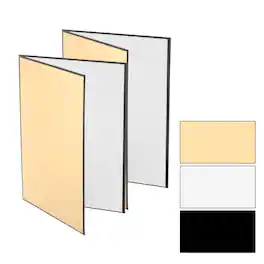 Unique Bargains - 2pcs 11"x8" 3-in-1 Foldable Reflector Cardboard for Still Life/Product/Food Photo