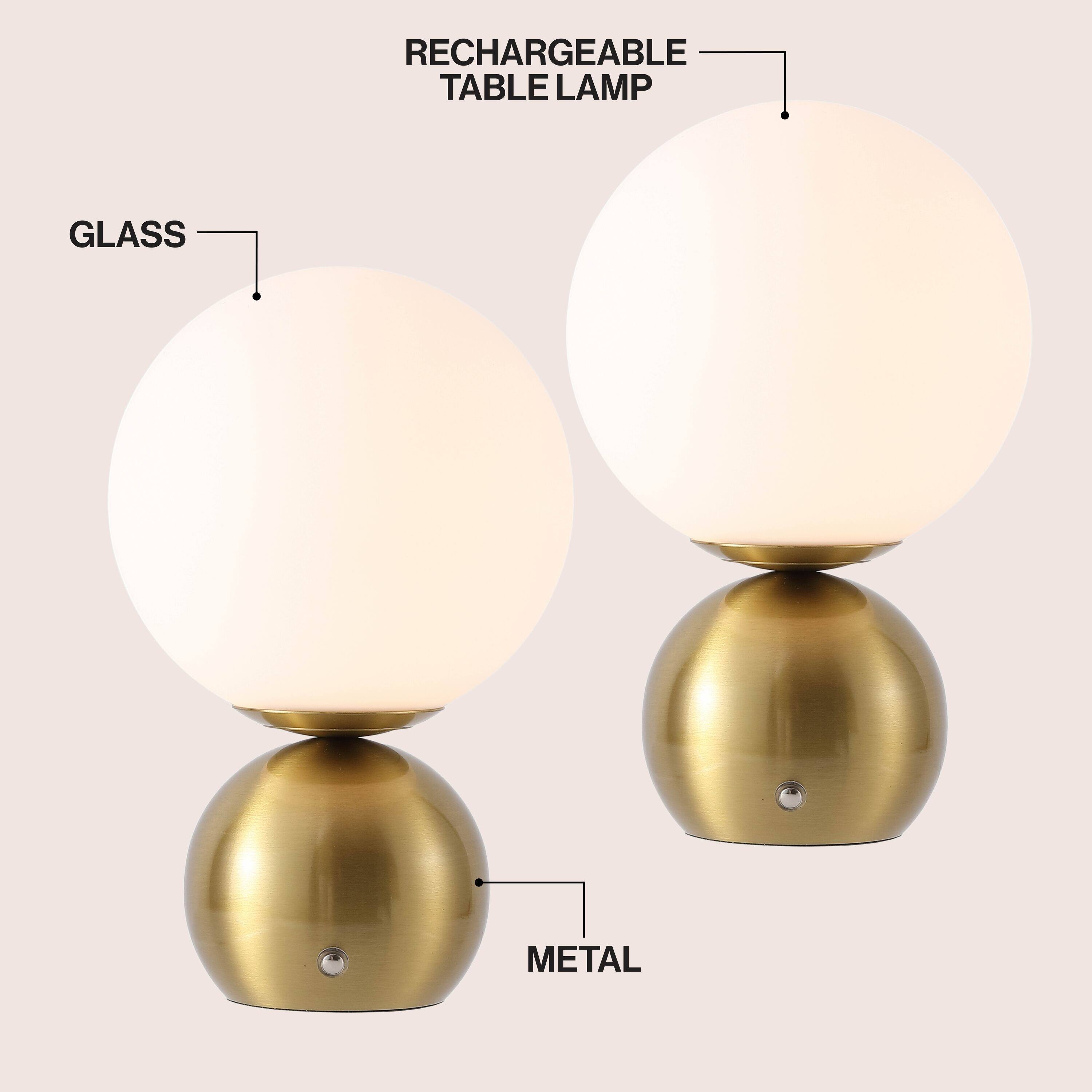 RECHARGEABLE TABLE LAMP

GLASS

METAL
