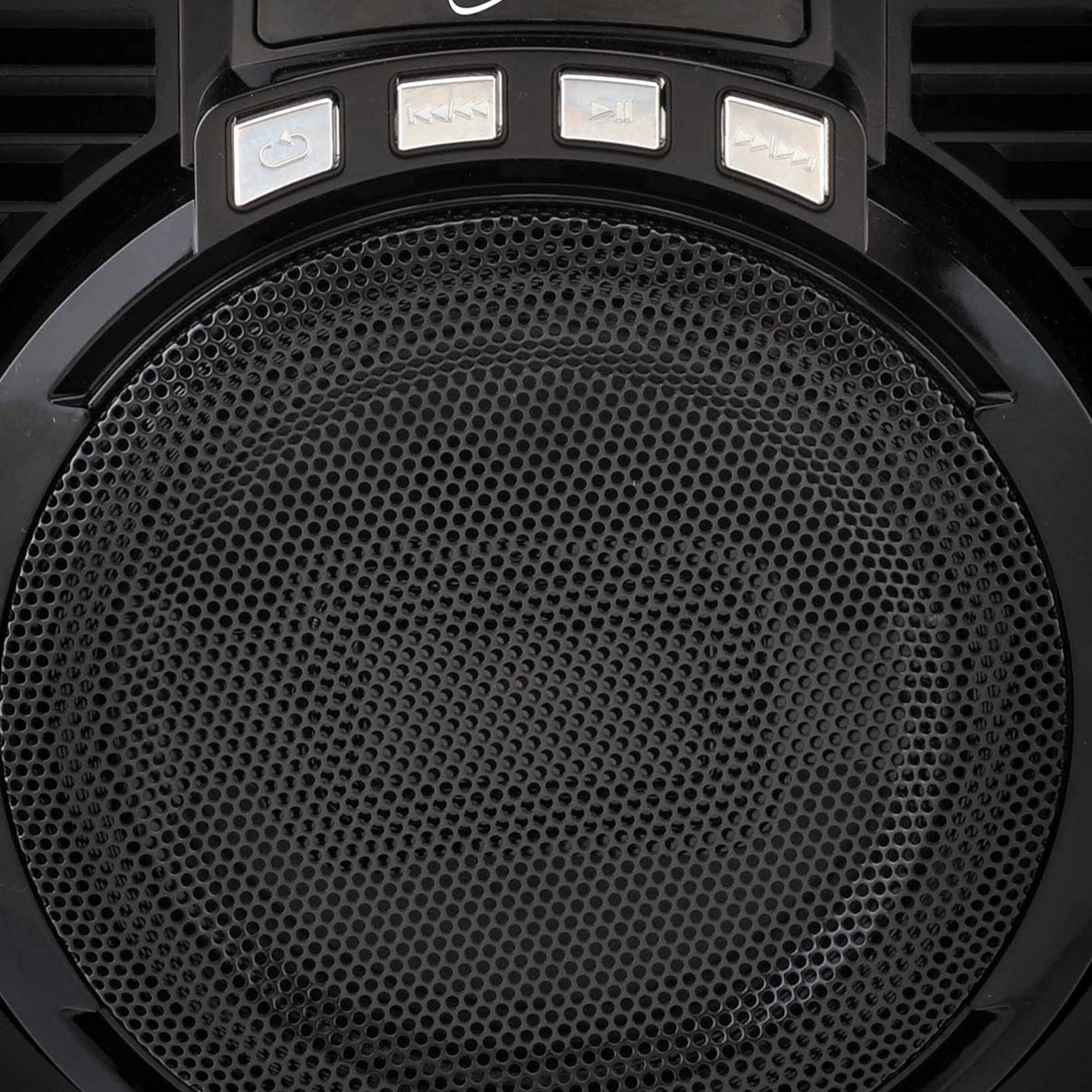Alt View 3. Supersonic - Supersonic Bluetooth Portable 4 Band Radio in Black.