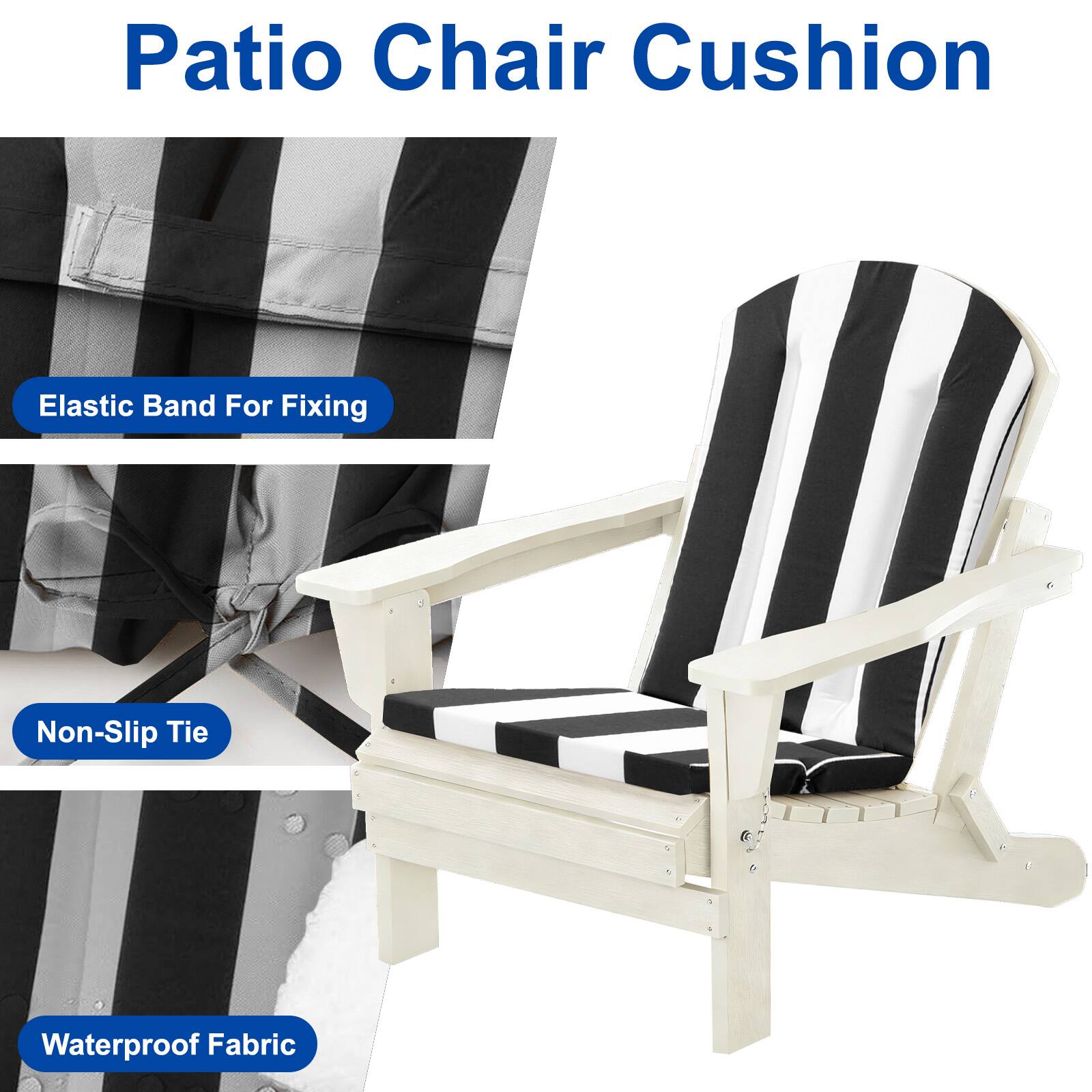Patio Chair Cushion

- Elastic Band For Fixing
- Non-Slip Tie
- Waterproof Fabric