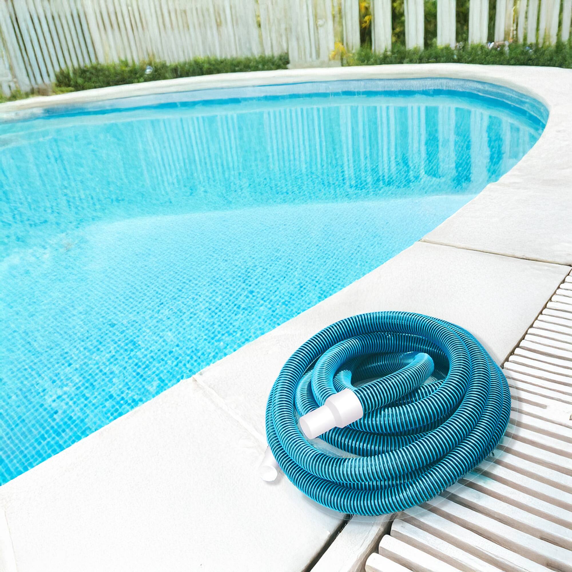 Alt View 3. Swim Central - 40' Blue Hydro Tools Vacuum Swimming Pool Hose with Swivel Cuff - Blue.