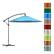 Alt View Zoom 14. Nature Spring - 10-Foot Cantilever Offset Patio Umbrella - Blue.