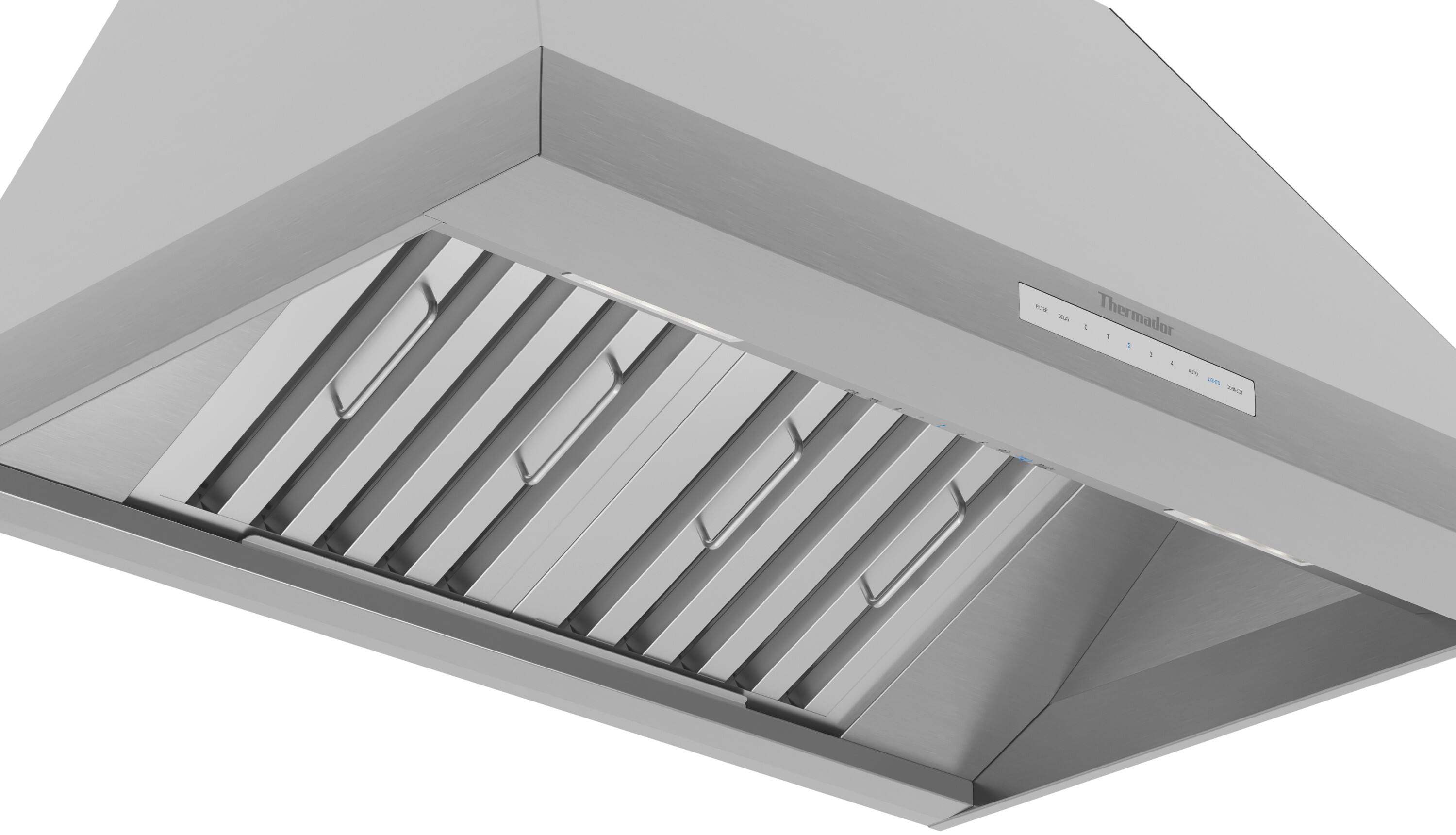 Alt View 13. Thermador - PROFESSIONAL SERIES 36" Externally Vented Range Hood - Stainless steel.