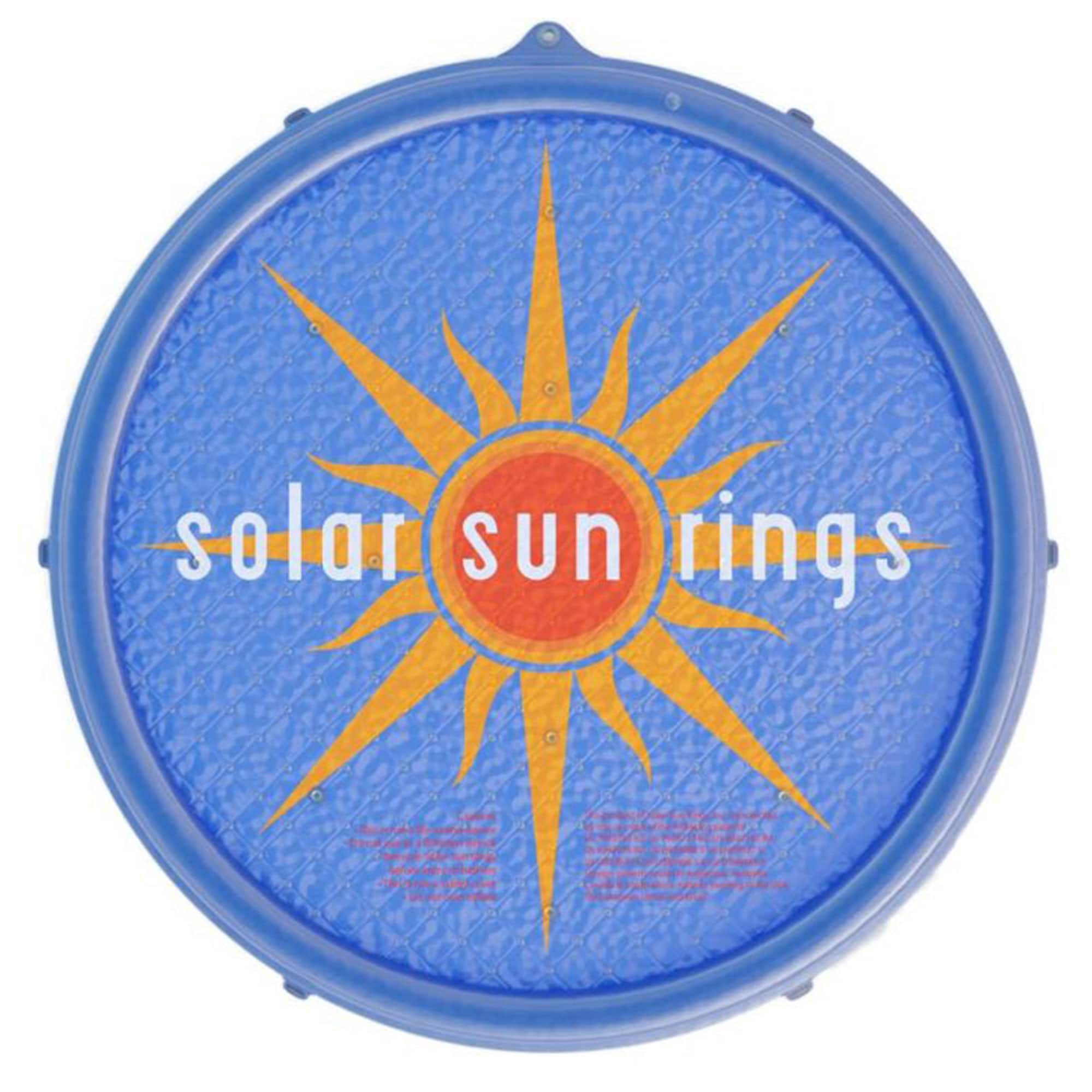 Solar Sun Rings - UV Resistant Swimming Pool Spa Heater Circular Solar Cover, Blue