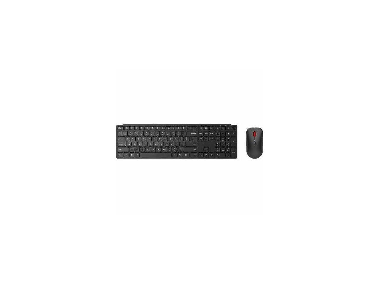 Alt View 10. Lenovo - Lenovo Wireless Multi-Mode Pro Combo Keyboard and Mouse 6000 US English - USB Type A Wireless Bluetooth/RF 2.40 GHz - Black.