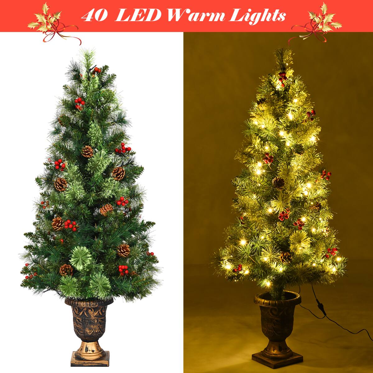 40 LED Warm Lights