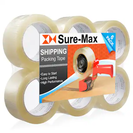 Sure-Max Shipping Packing Tape
6 PACK
- Easy to Start
- Long Lasting
- High Performance
Sure-Max Premium-quality Packing Tape
Easy to Start
Long Lasting
High Performance
Sure-Max 900 TOP