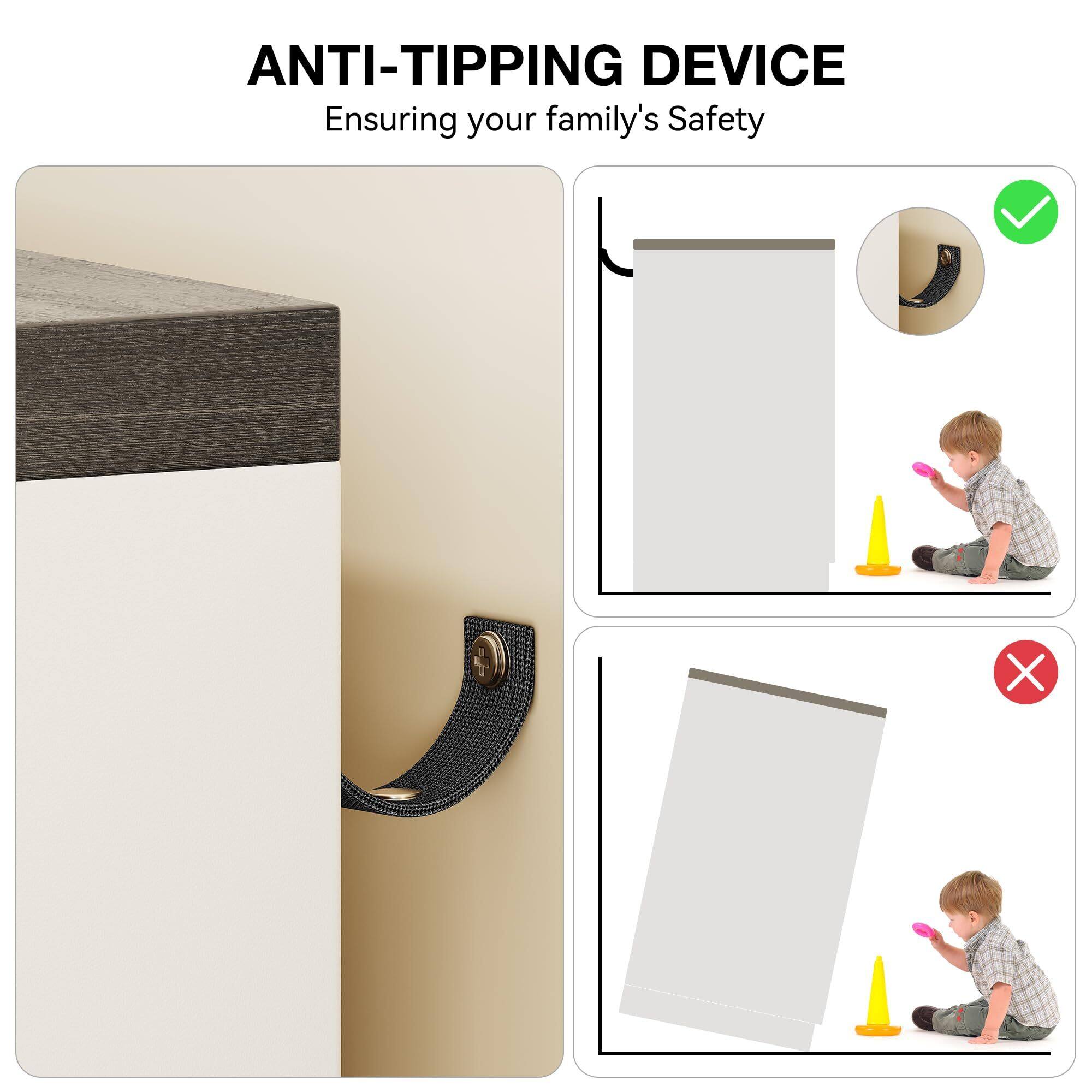 ANTI-TIPPING DEVICE  
Ensuring your family's Safety  

ANTI-TIPPING DEVICE  
Ensuring your family's Safety