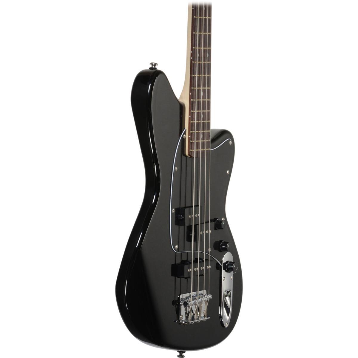 Alt View 6. Ibanez - Ibanez Talman Series TMB30 Electric Bass Guitar, Rosewood Fretboard, Black.