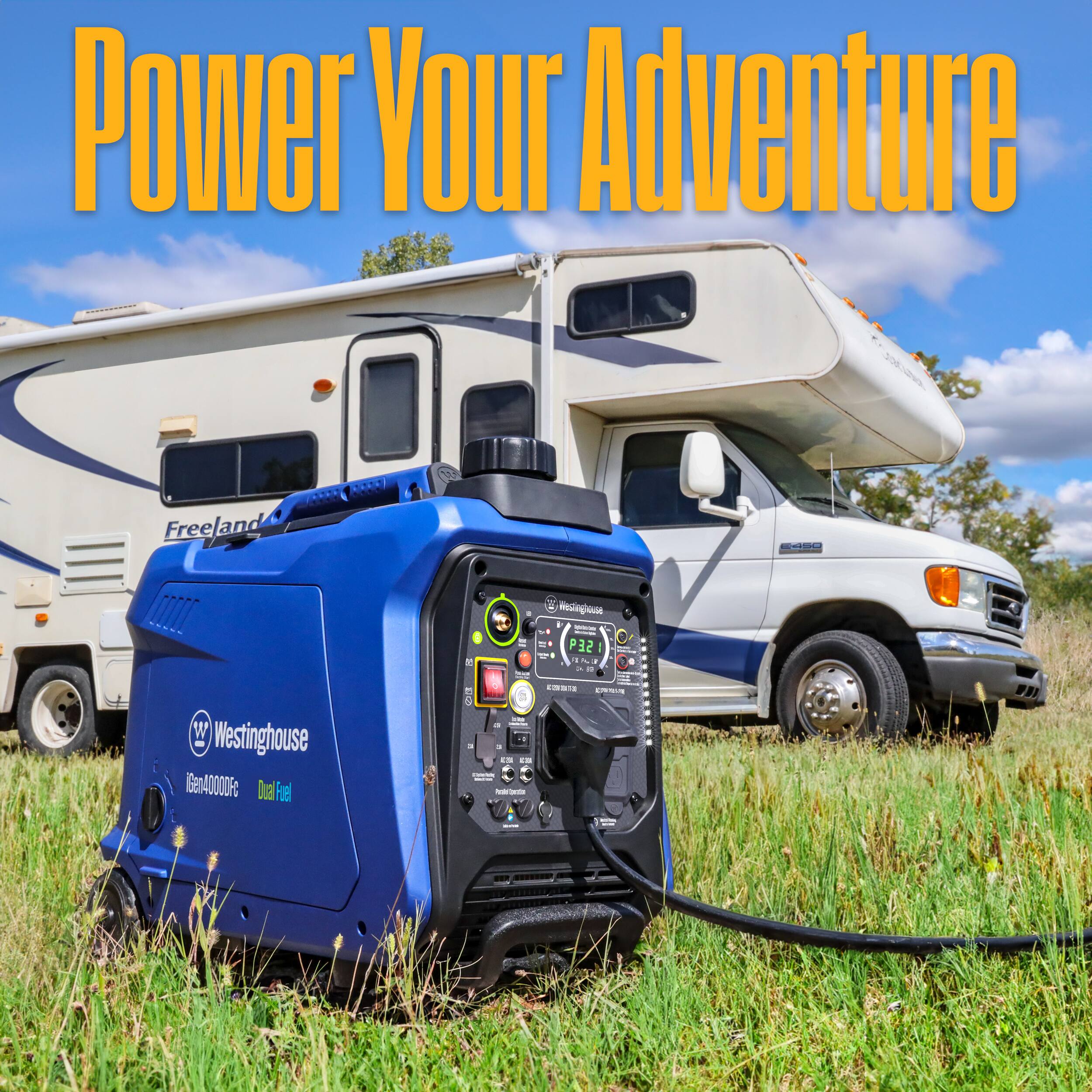 Power Your Adventure HH7 A Freeland HL 1111 W Westinghouse - IGen4000DF Dual Fuel
