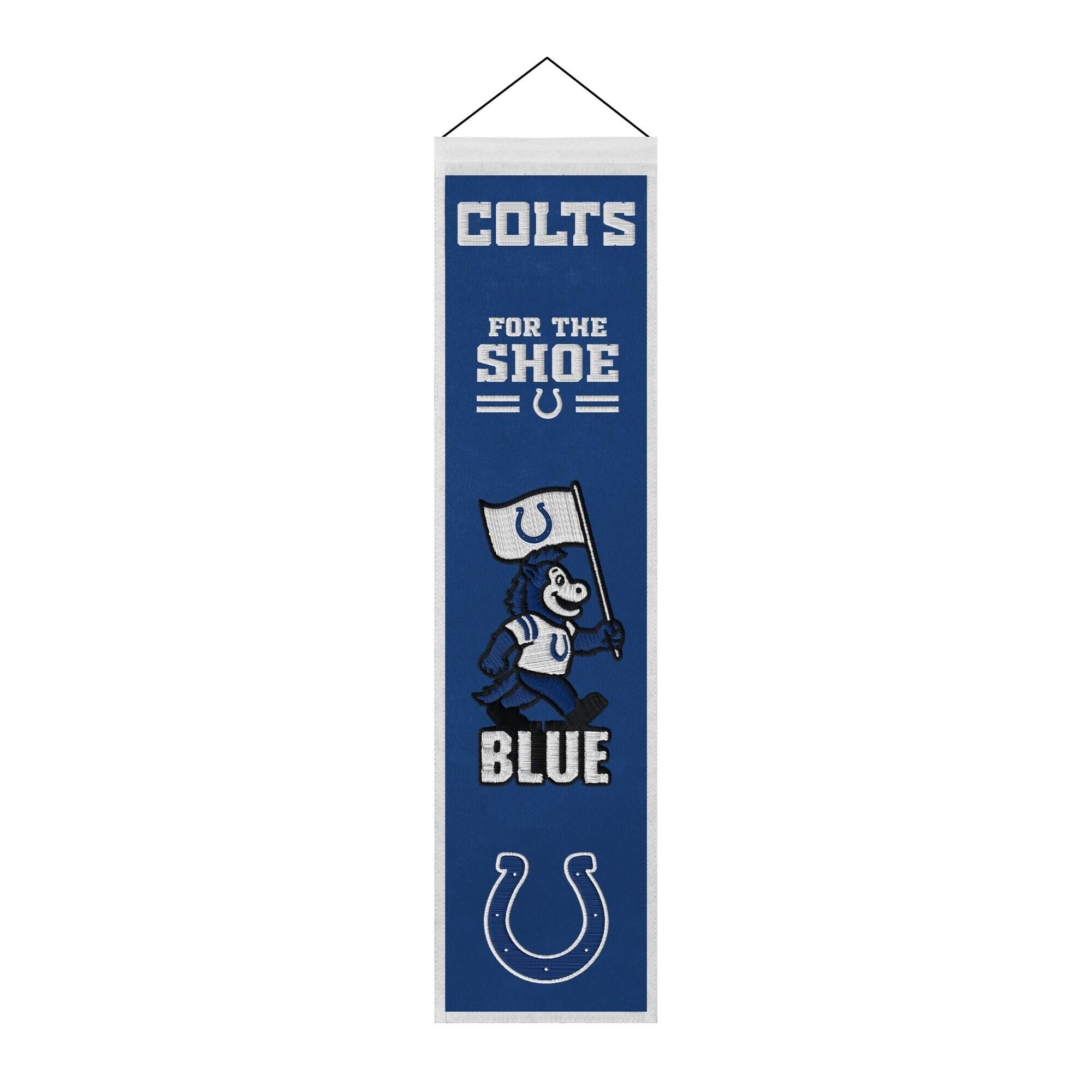 COLTS FOR THE SHOE = BLUE
