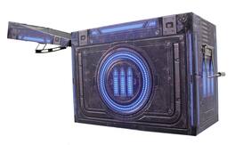 Toynk - Gears Of War Tin Ammunition Storage Box | Collectible Gears 5 Latched Ammo Crate - Blue