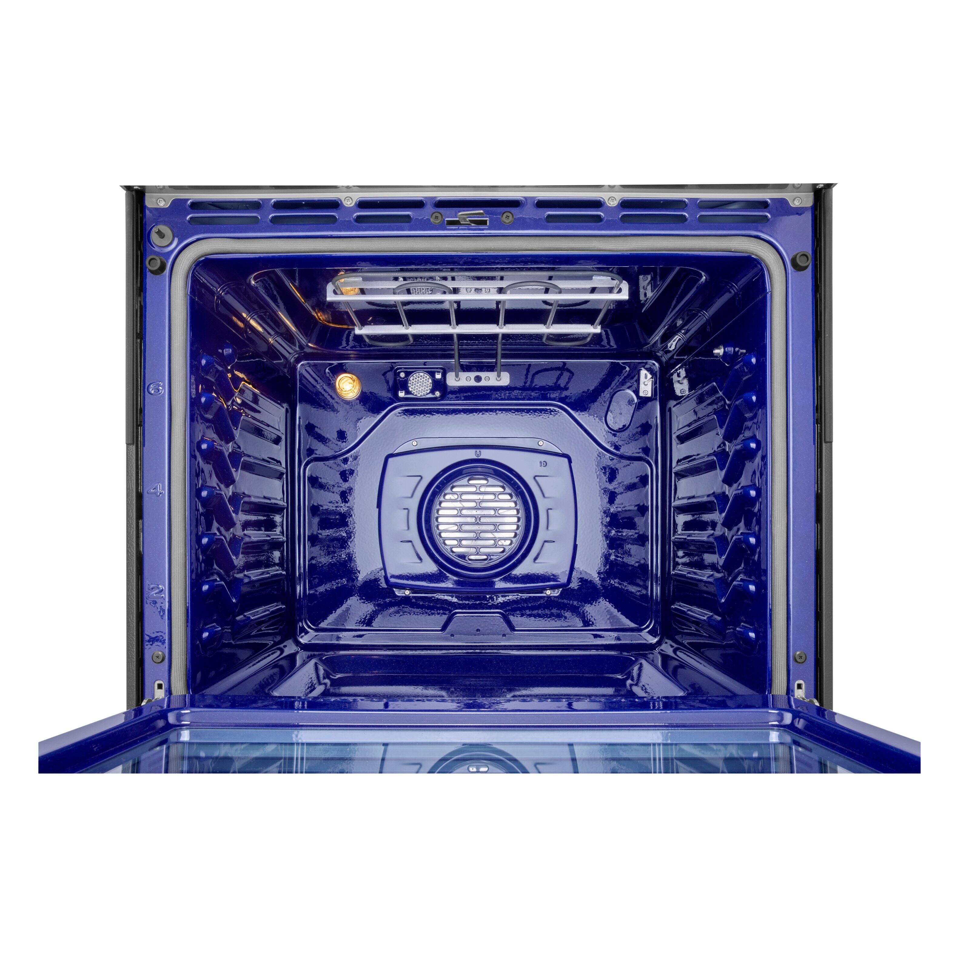 Alt View 23. LG - SIGNATURE 30” Slide-In Electric Induction True Convection Smart Range with Air Fry and AI Gourmet Camera - PrintProof Stainless Steel.