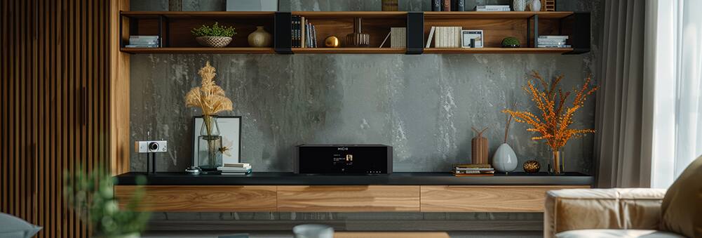 Alt View 3. Rotel - Michi Q5 CD Player and DAC - Black.