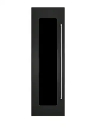 Front. Viking - 24"W. Integrated Wine Cooler Door Panel for Viking Model FDWCIC7240R - Antique Bronze Left Hinge - Antique Bronze.