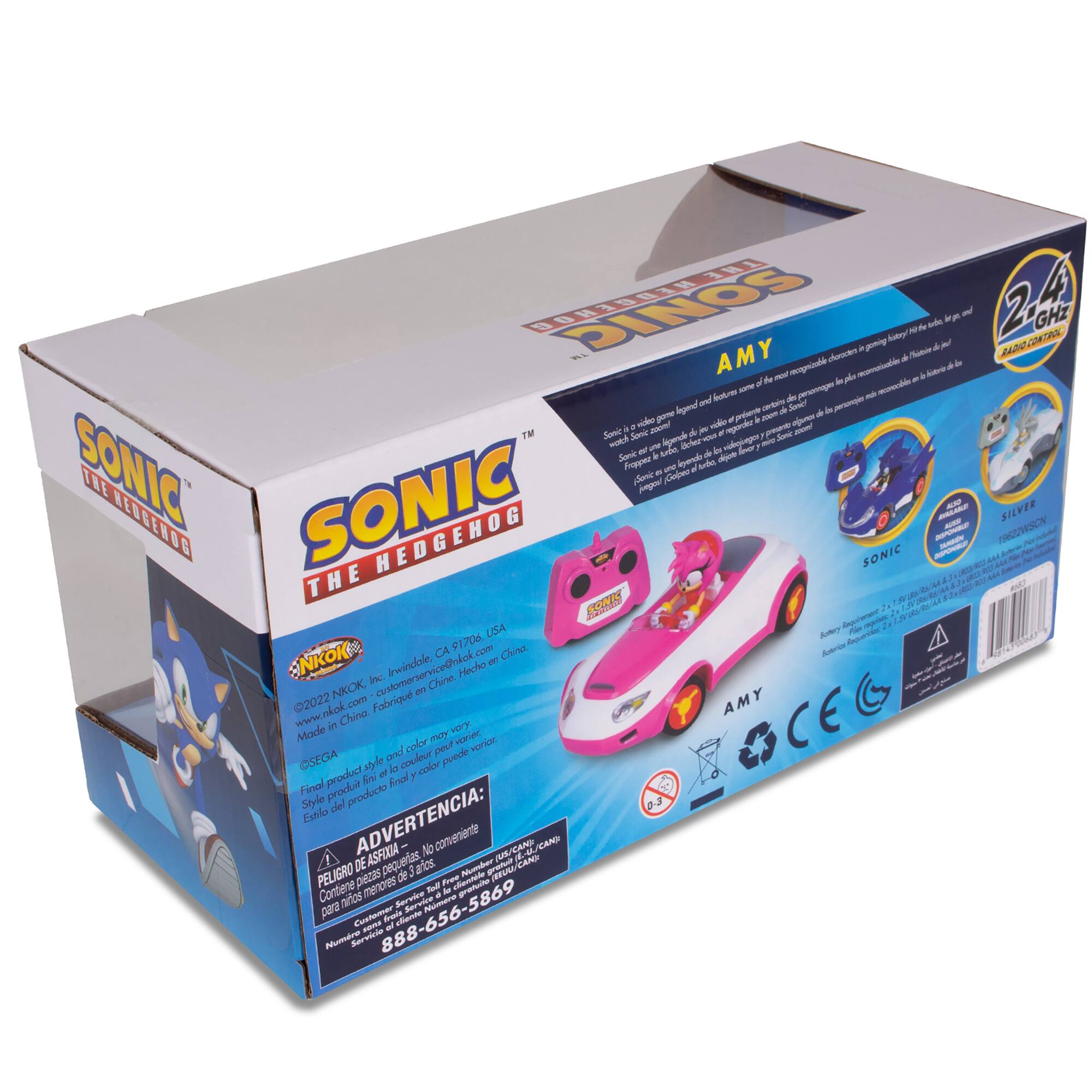 Best Buy: NKOK Team Sonic Racing 1:28 RC Amy Rose G0698143006838