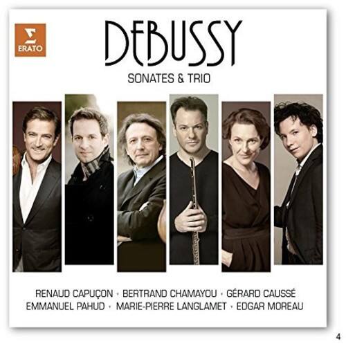 Debussy  
Sonates & Trio  

Renault Capuçon, Bertrand Chamayou, Gérard Caussé, Emmanuel Pahud, Marie-Pierre Langlamet, Edgar Moreau  

ERATO