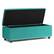 Alt View 15. Simpli Home - Hamilton Storage Ottoman - Aqua Blue.