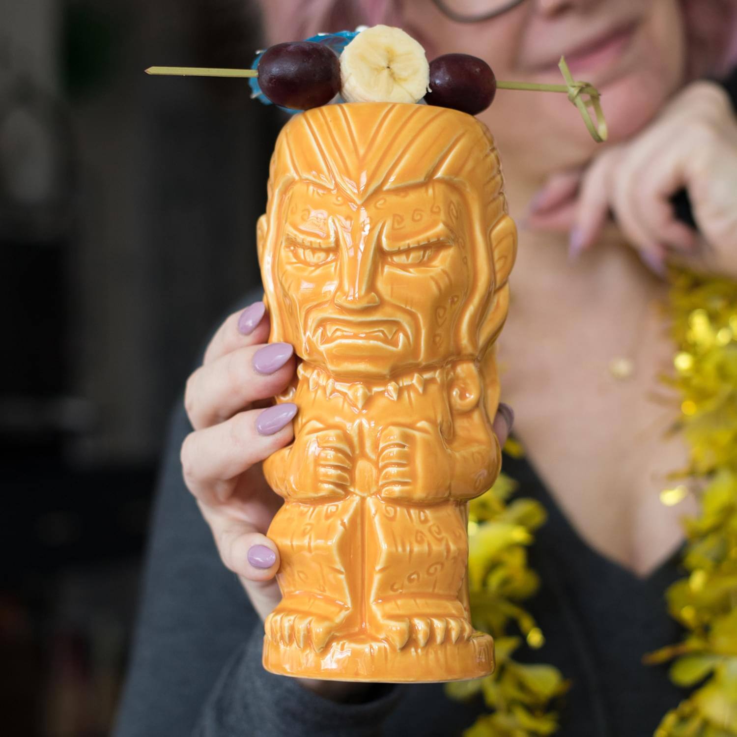 Alt View 1. DC Comics - Geeki Tikis DC Comics Cheetah Ceramic Mug | Holds 16 Ounces - Yellow.