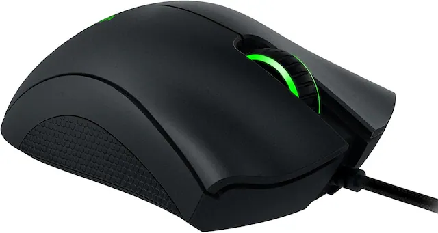 Front. Razer - Razer DeathAdder Chroma Gaming Mouse with Multi-Colour RGB Backlight Ergonomic Gaming Mouse and 10,000 dpi Sensor - Black.