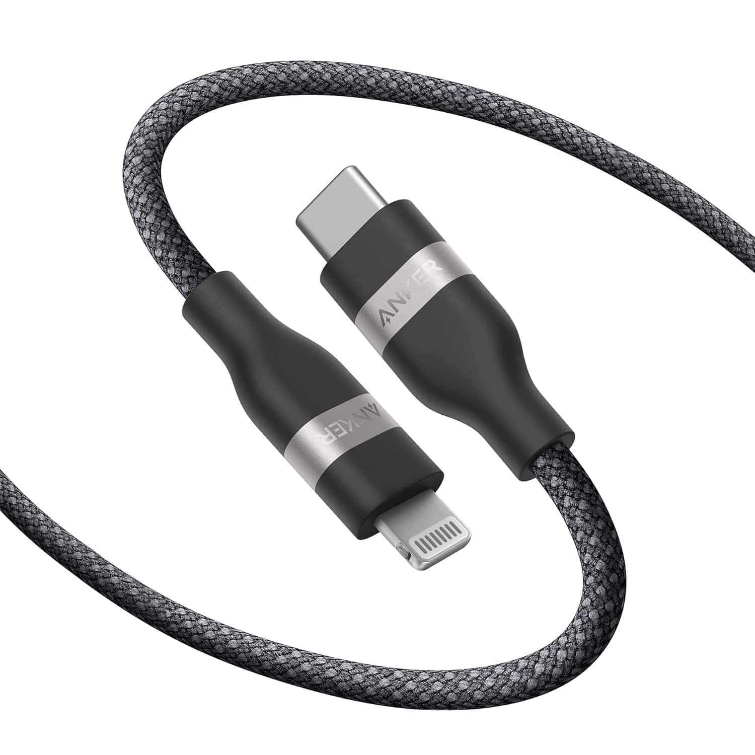 Anker - USB C to Lightning Cable - Black
