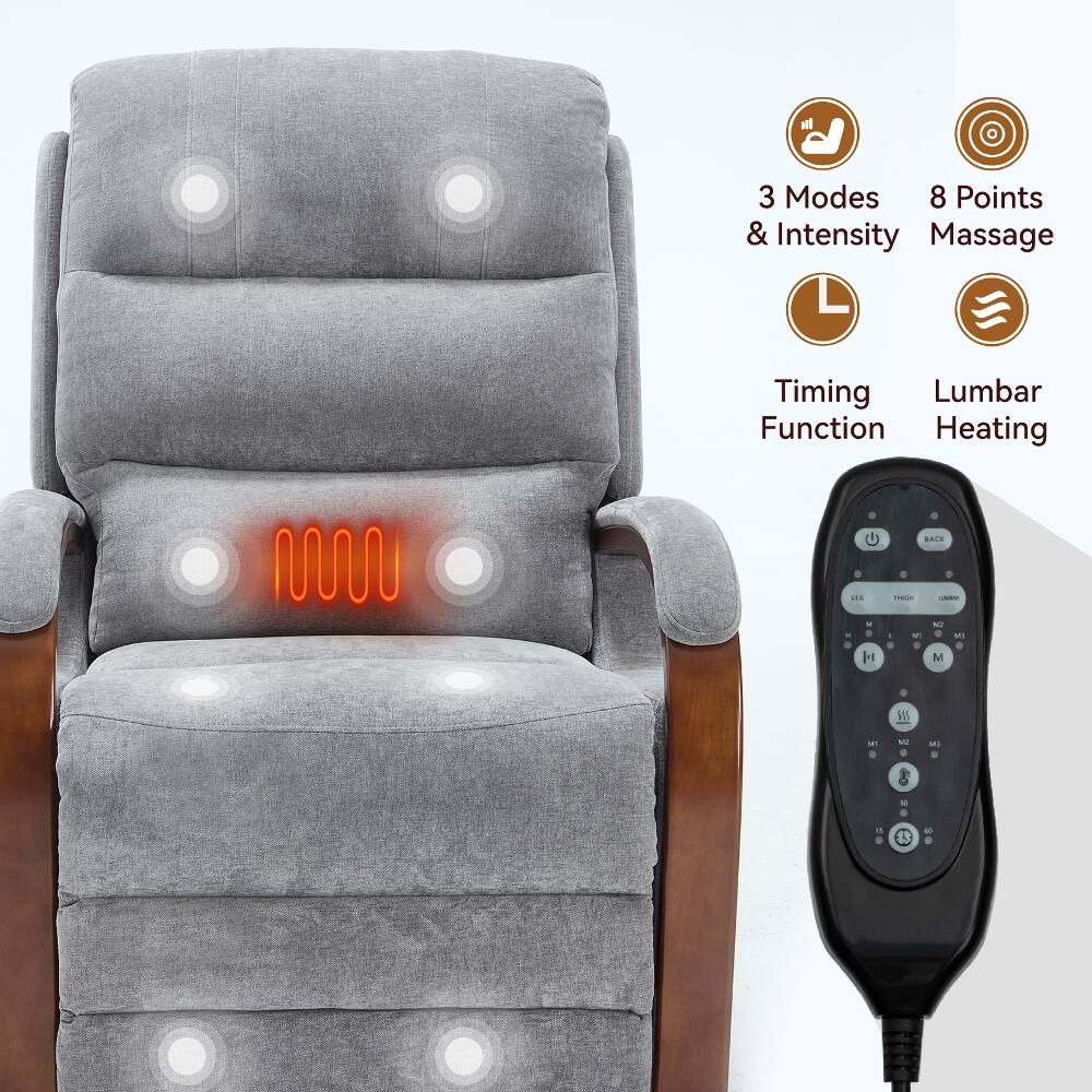 3 Modes & Intensity  
8 Points Massage  
Timing Function  
Lumbar Heating  

BACK  
0  
USE  
THIGH  
YUME  
)  
V 0  
:  
VI  
5  
IN  
M  
INA  
in  
M2  
IM  

0%