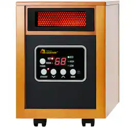 DR. INFRARED HEATER - DR-968 Portable Space Heater, 1500-Watt - Cherry