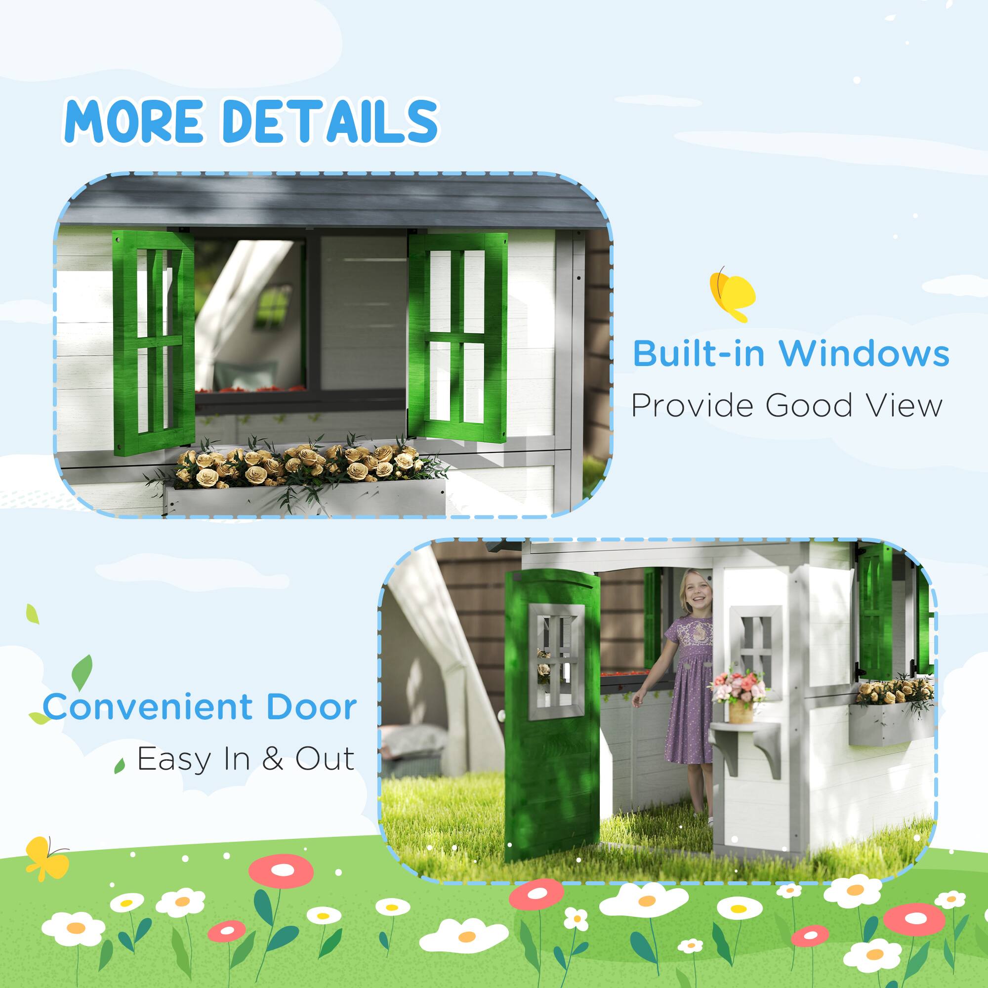 MORE DETAILS

Built-in Windows  
Provide Good View

Convenient Door  
Easy In & Out