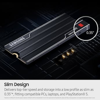Samsung – 9100 PRO 1TB with Heatsink Internal SSD PCIe Gen 5x4 Samsung – 9100 PRO 1TB with Heatsink Internal SSD PCIe Gen 5x4