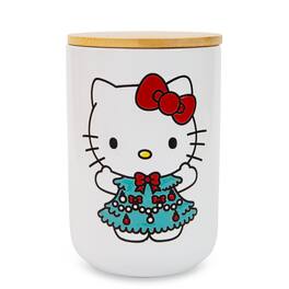 Silver Buffalo - Sanrio Hello Kitty Holiday 7-Inch Ceramic Snack Jar - White