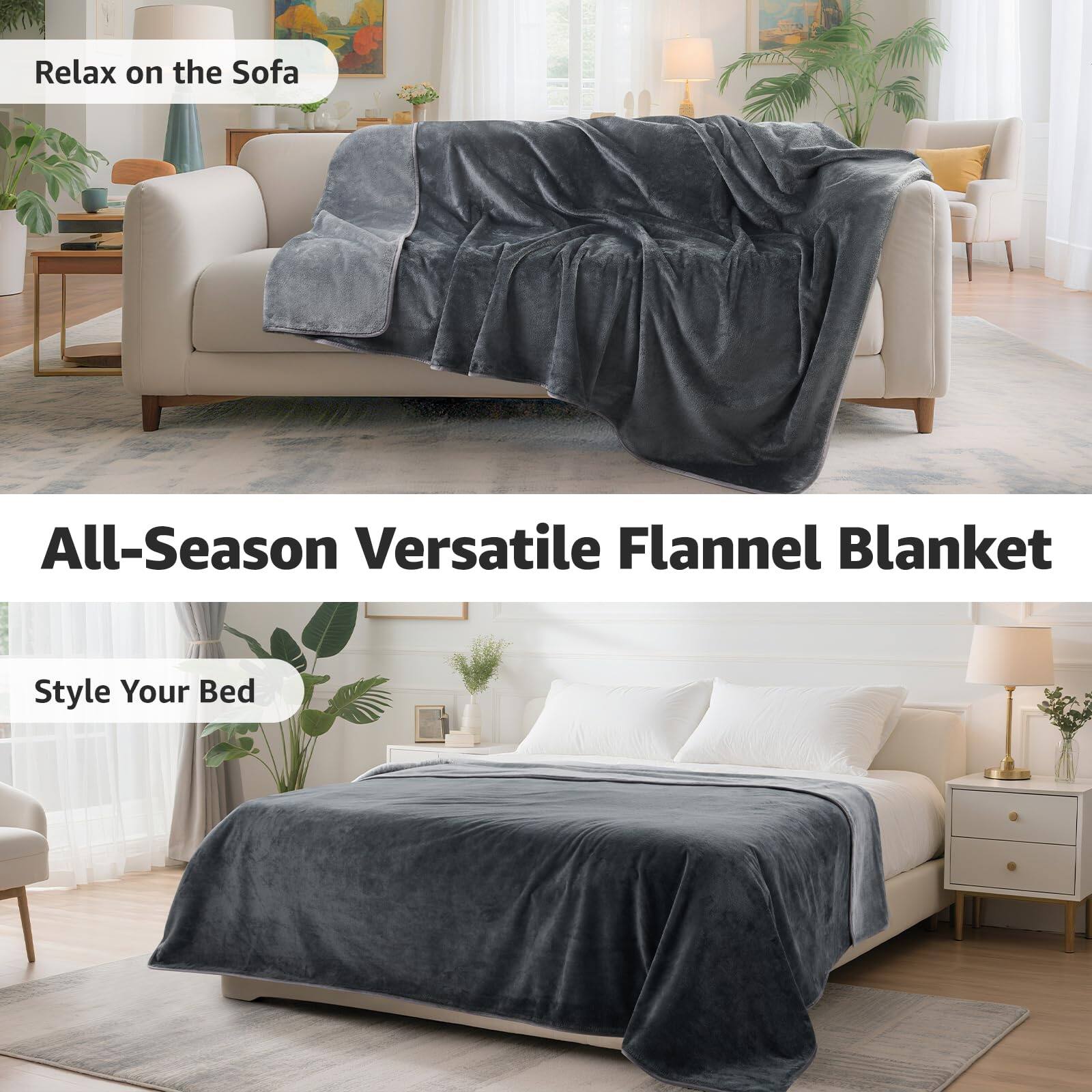 Relax on the Sofa

All-Season Versatile Flannel Blanket

Style Your Bed