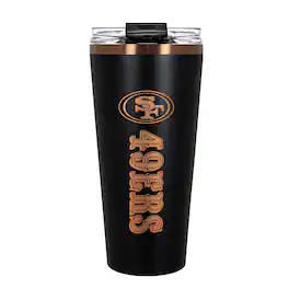 Great American Products - San Francisco 49ers 30oz. Big Slim Tumbler - Black