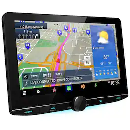 Kenwood - eXcelon DNR1007XR 10.1" Floating Panel High Def Navigation