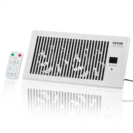 VEVOR
TOUGH FOOLS, MADE FOR TOUGH JOBS
Certified for wet conditions
REMOTE CONTROL
- ON/OFF
- TIMER
- SPEED
- COOL/HEAT
- TEMP
- COOL
- HEAT
- SPEED
COOL
NEW SPEED
OFF TEMP
ON TEMP