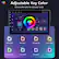 Adjustable Key Color
Choose the color to suit your taste.
M an 18:25 FM MHz 87.50 N 0 km/h
UNKNOWN UNKNOWN N N
Spotify Chrome YouTube Play Store Theme
White light
Red light
Orange light
Yellow light
Green light
Cyan light
Blue light
Purple light