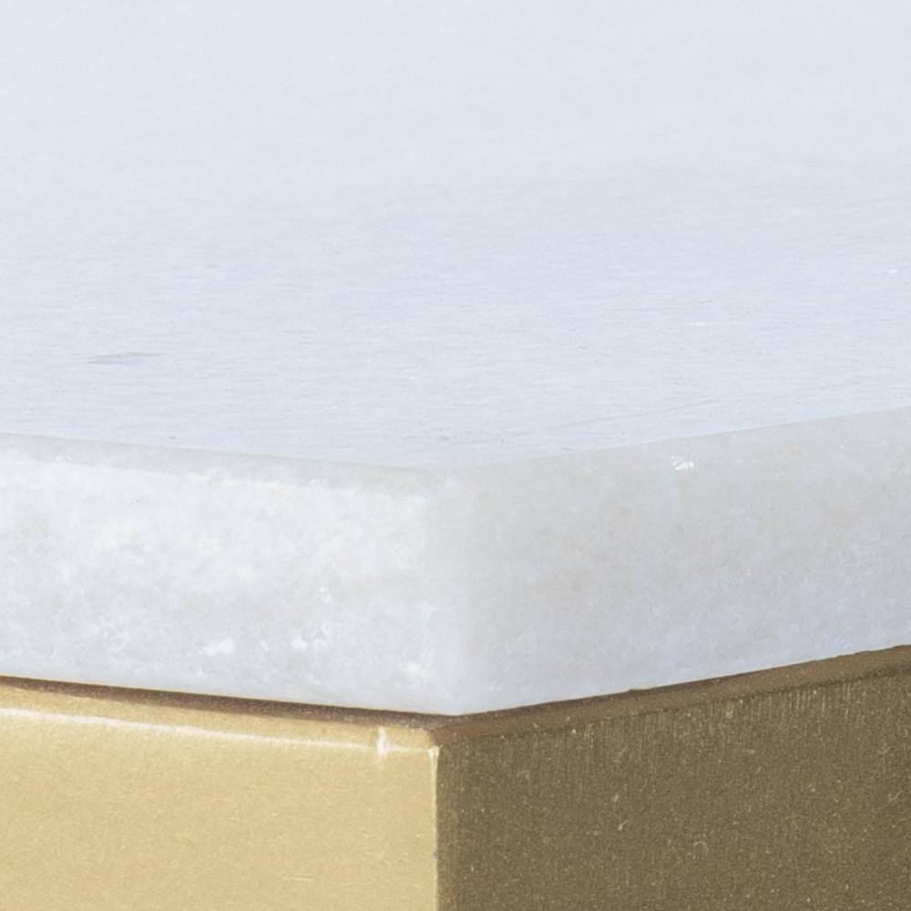 Alt View 10. Butler Specialty - Lawler Marble C- Side Table - Gold.