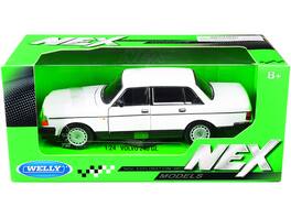 Volvo 240 GL "NEX Models" 1/24 Diecast Model Car by Welly - White