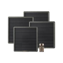 Spypoint - SPLB-22 Lithium Battery Solar Panel Bundle with Card Reader (4-Pack)